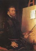 Antonis Mor Self-Portrait oil painting on canvas